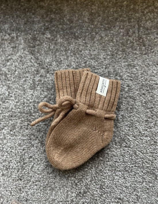 Adalletti - merino wol - booties Brown