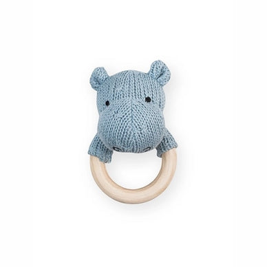 Jollein bijtring met rammelaar - Hippo