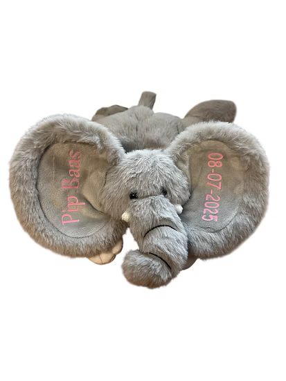 Brievenbus knuffel - Olifant met naam