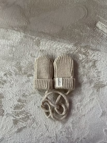 Adalletti - merino wol - wantjes warm beige