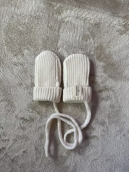 Adalletti - merino wol - wantjes off white