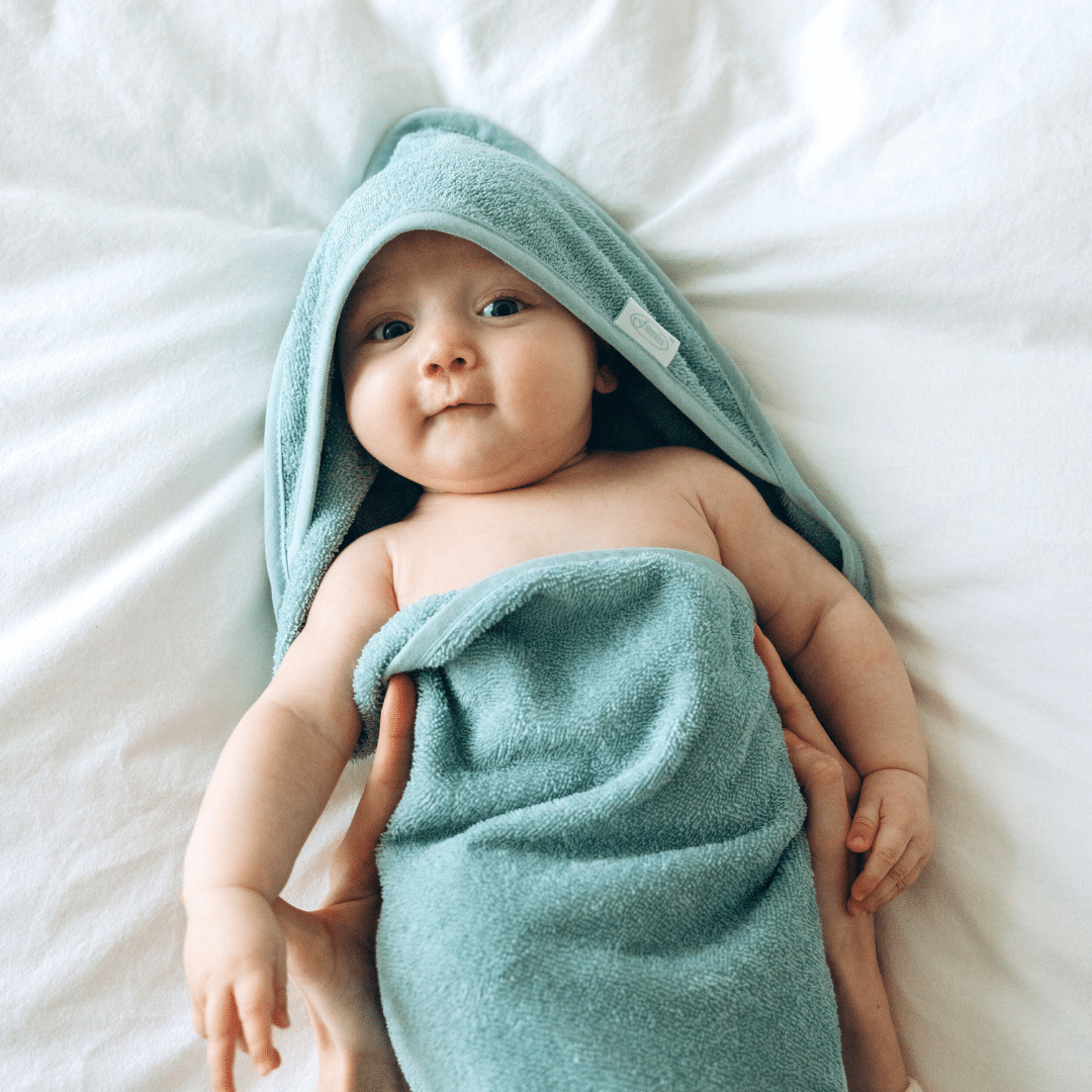 Funnies - badcape badstof stone green