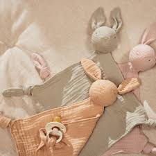 Jollein - speendoekje - bunny ears moonstone